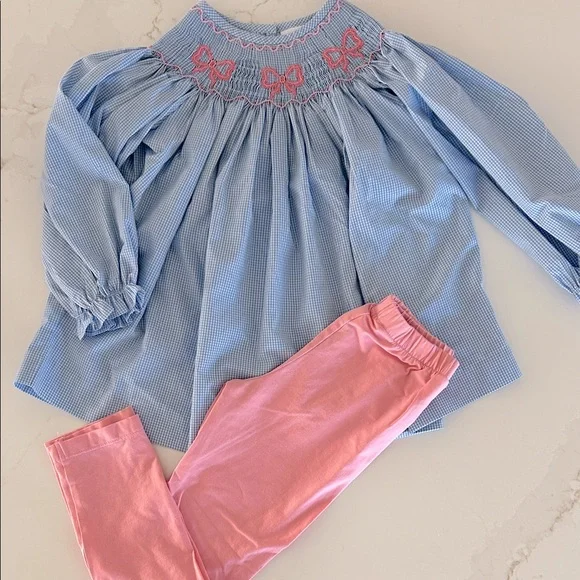 Smocked Legging Set - Picture 1 of 5